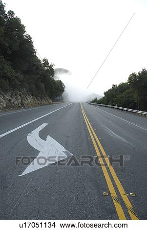 A road with fog on it View Large Photo Image Picture - A road with fog on it. Fotosearch