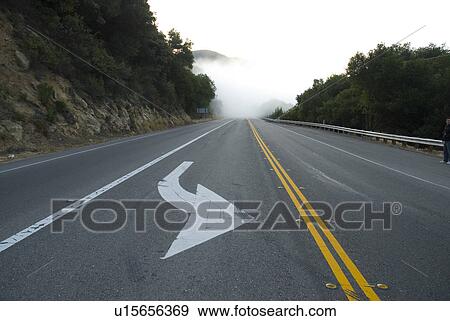 A road with fog on it View Large Photo Image Stock Photo - A road with fog on it. Fotosearch
