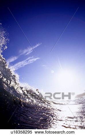 A wave breaks Leo Carrillo State Beach California USA View Large Photo Image Stock Photography - A wave breaks Leo Carrillo State Beach California USA. Fotosearch