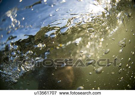 Stock Photo - An under water shot of a male. Fotosearch