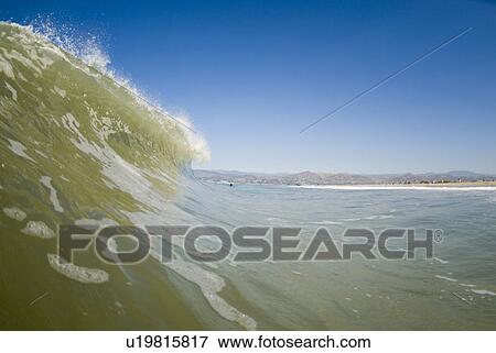 Breaking waves View Large Photo Image Stock Photo - Breaking waves. Fotosearch