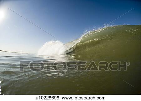 Stock Photography - Cresting wave. Fotosearch