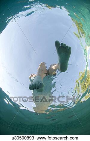 Female's feet from under water View Large Photo Image Stock Image - Female's feet from under water. Fotosearch