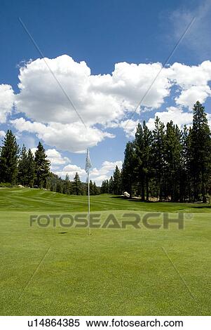 Stock Photography - Golf course in Mammoth Lakes California USA. Fotosearch