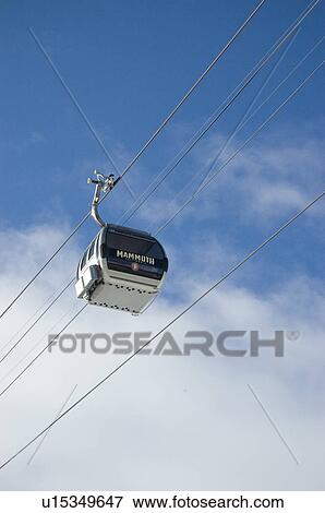 Gondola lift View Large Photo Image Stock Photo - Gondola lift. Fotosearch