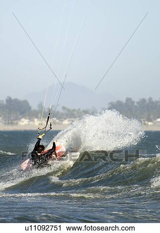 Kiteboarding View Large Photo Image Stock Image - Kiteboarding. Fotosearch