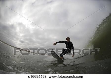 Male surfing View Large Photo Image Stock Photo - Male surfing. Fotosearch
