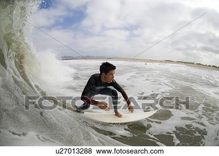 Male surfing View Large Photo Image Stock Photo - Male surfing. Fotosearch