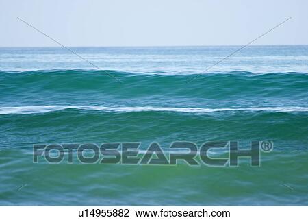 Three waves in the ocean View Large Photo Image Stock Image - Three waves in the ocean. Fotosearch