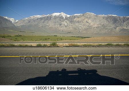 Picture - View of snow capped mountains. Fotosearch