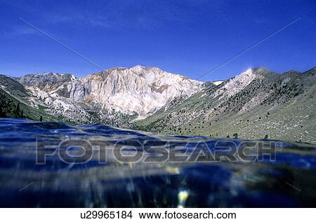 Picture - Water and mountains. Fotosearch