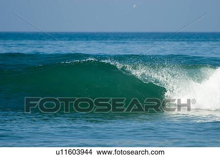 Picture - Wave breaking. Fotosearch