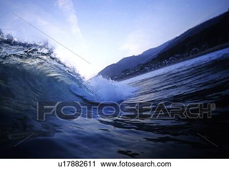 Wave breaking View Large Photo Image Stock Image - Wave breaking. Fotosearch