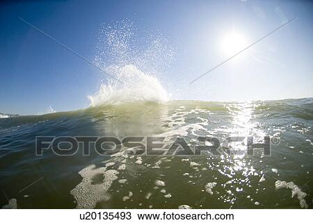 Stock Image - Wave splash. Fotosearch