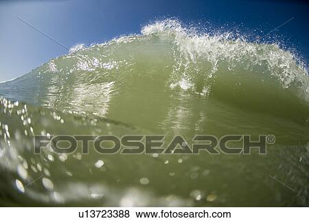 Waves breaking View Large Photo Image Stock Photo - Waves breaking. Fotosearch