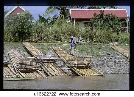 Bamboo rafts View Large Photo Image Stock Image - Bamboo rafts. Fotosearch
