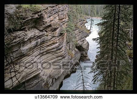 Stock Photo - Bluffs over a river. Fotosearch
