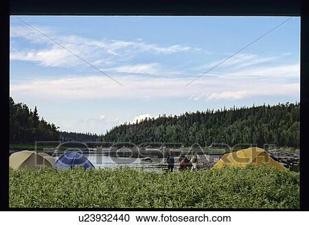 Camping at the lake View Large Photo Image Stock Image - Camping at the lake. Fotosearch