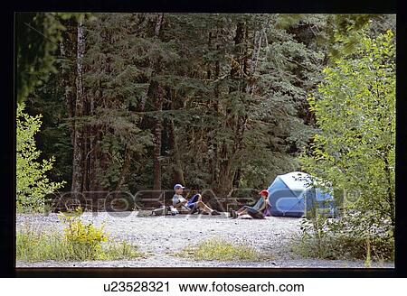 Camping View Large Photo Image Stock Image - Camping. Fotosearch