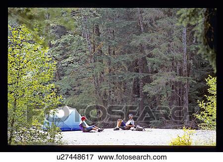 Stock Photo - Camping. Fotosearch