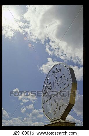 Canada coin monument View Large Photo Image Stock Photography - Canada coin monument . Fotosearch