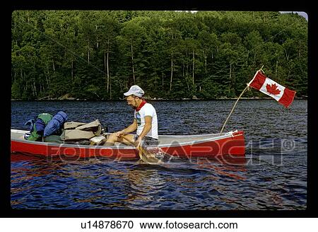 Canadian canoe View Large Photo Image Stock Image - Canadian canoe . Fotosearch