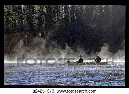 Canoeing in the mist View Large Photo Image Stock Image - Canoeing in the mist. Fotosearch