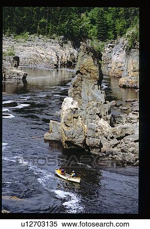 Canoeing on river View Large Photo Image Stock Photography - Canoeing on river. Fotosearch
