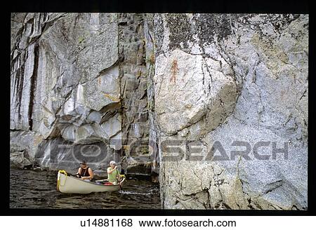 Canoeing on the river View Large Photo Image Stock Photo - Canoeing on the river. Fotosearch