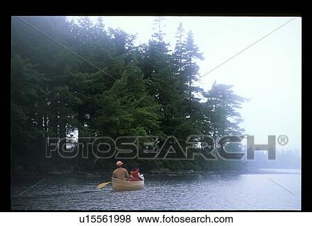 Stock Photo - Canoeing. Fotosearch