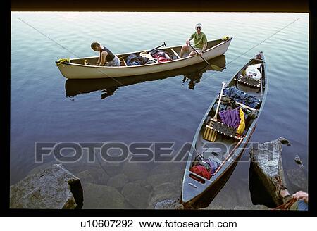 Canoes from above View Large Photo Image Stock Image - Canoes from above. Fotosearch