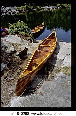 Stock Photo - Canoes . Fotosearch