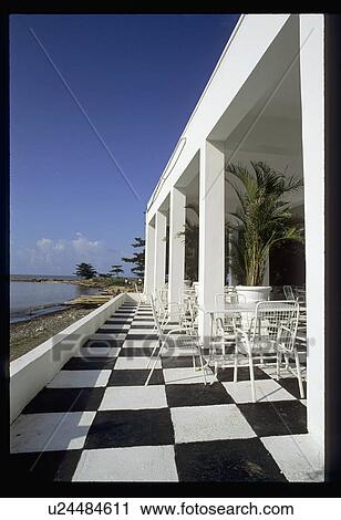 Stock Image - Covered porch. Fotosearch