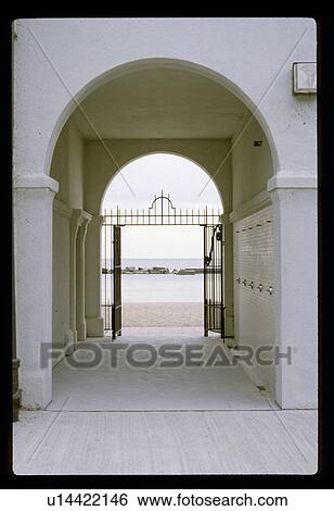 Stock Photograph - Doorway to the ocean. Fotosearch