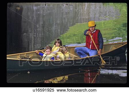 Family in a canoe View Large Photo Image Stock Photography - Family in a canoe. Fotosearch
