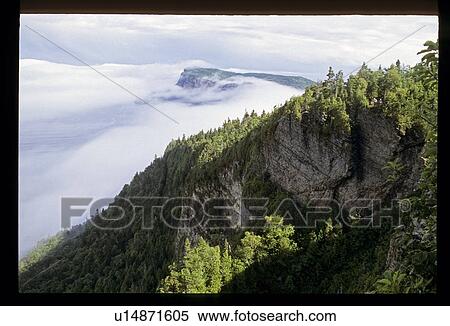Stock Photography - Fog coming a shore. Fotosearch