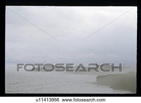 Foggy coast View Large Photo Image Stock Photograph - Foggy coast. Fotosearch