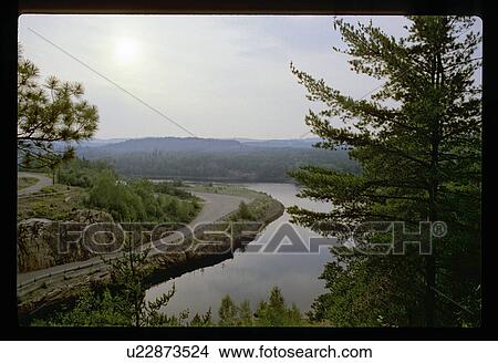 Forest lake View Large Photo Image Picture - Forest lake. Fotosearch