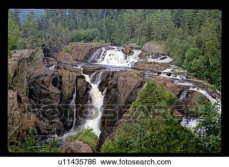 Forest waterfalls View Large Photo Image Stock Photograph - Forest waterfalls. Fotosearch