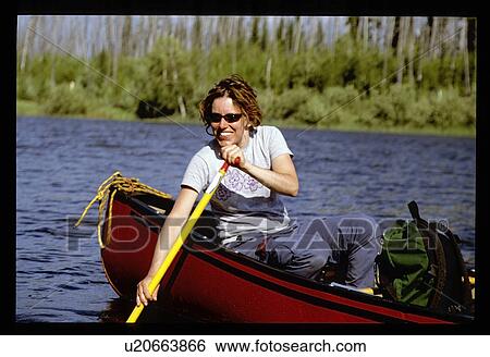 Happy canoeing View Large Photo Image Stock Photograph - Happy canoeing . Fotosearch