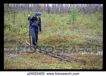 Stock Image - Hiker. Fotosearch