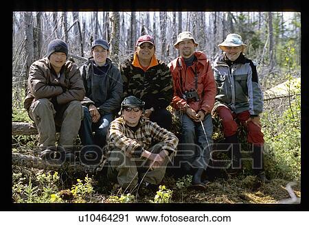 Stock Image - Hikers . Fotosearch
