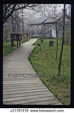 Stock Photo - Historic house with a path. Fotosearch