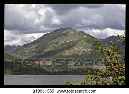 Stock Photo - Lake mountains . Fotosearch