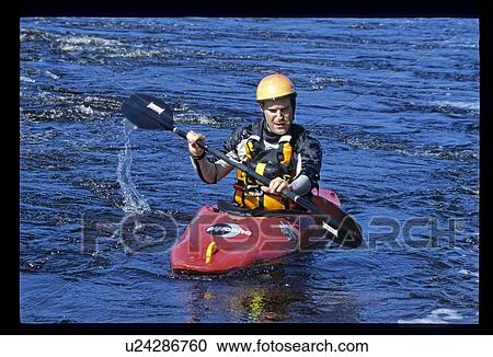 Man kayaking View Large Photo Image Stock Image - Man kayaking. Fotosearch