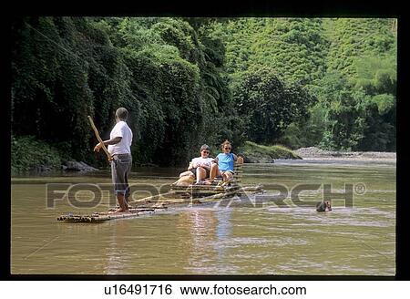 Rafting on river View Large Photo Image Stock Photograph - Rafting on river. Fotosearch