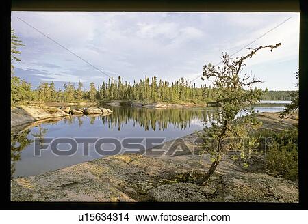 Rocky lake View Large Photo Image Picture - Rocky lake. Fotosearch
