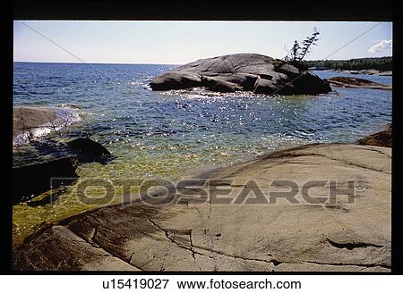 Stock Photo - Rocky shore. Fotosearch