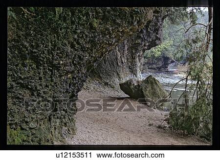 Stock Image - Rocky shoreline. Fotosearch