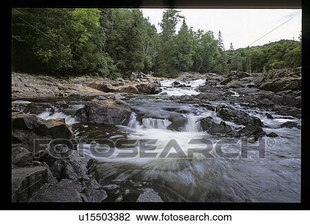 Stock Image - Rushing waters. Fotosearch